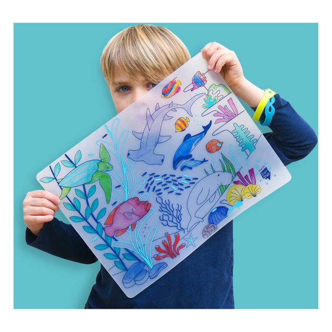 Coral Reef Colouring Placemat