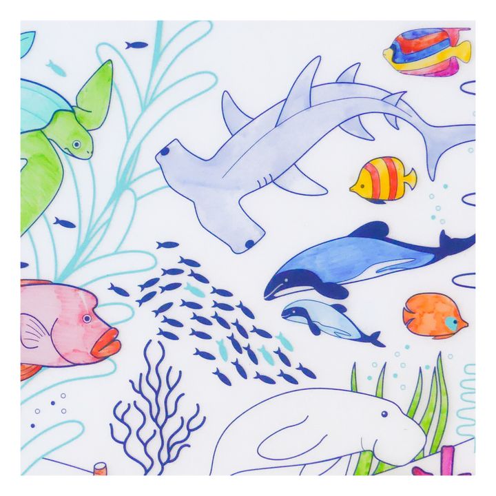 Mantel para colorear Barrera de Coral- Imagen del producto n°4