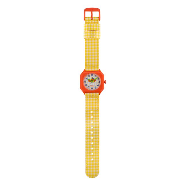 Tinycottons x Mini Kyomo - Vichy Watch  Yellow
