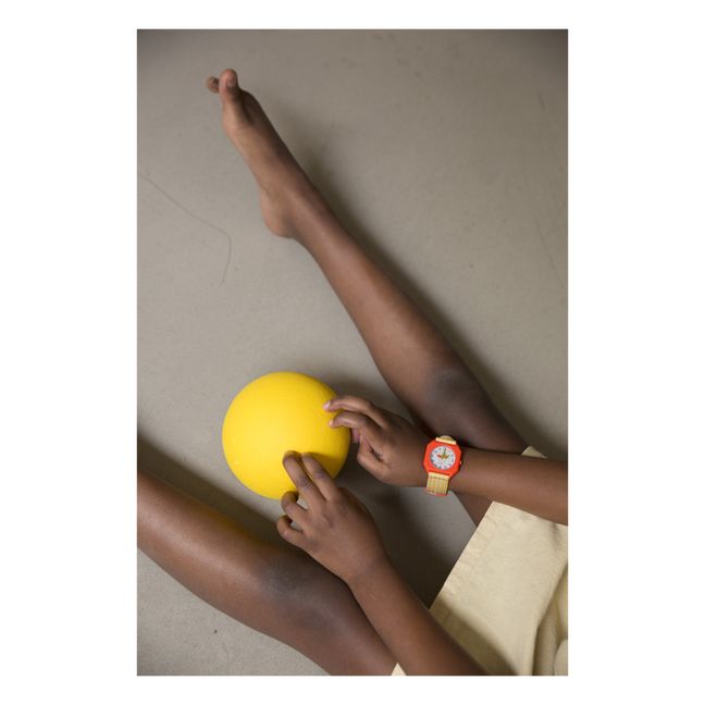 Tinycottons x Mini Kyomo - Montre Vichy | Jaune