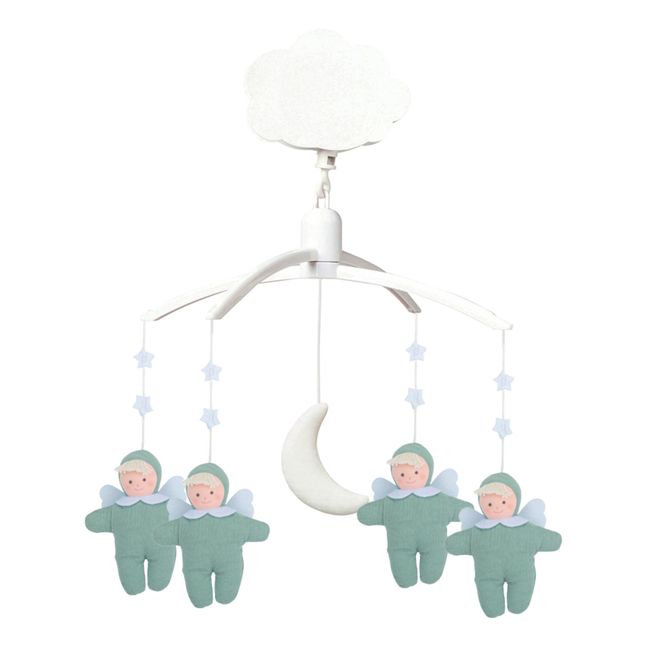 Organic Cotton Musical Mobile - Angels | Green water