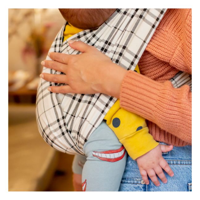 Porte-bébé Scot en coton bio Blanc - Edition limitée | Blanc