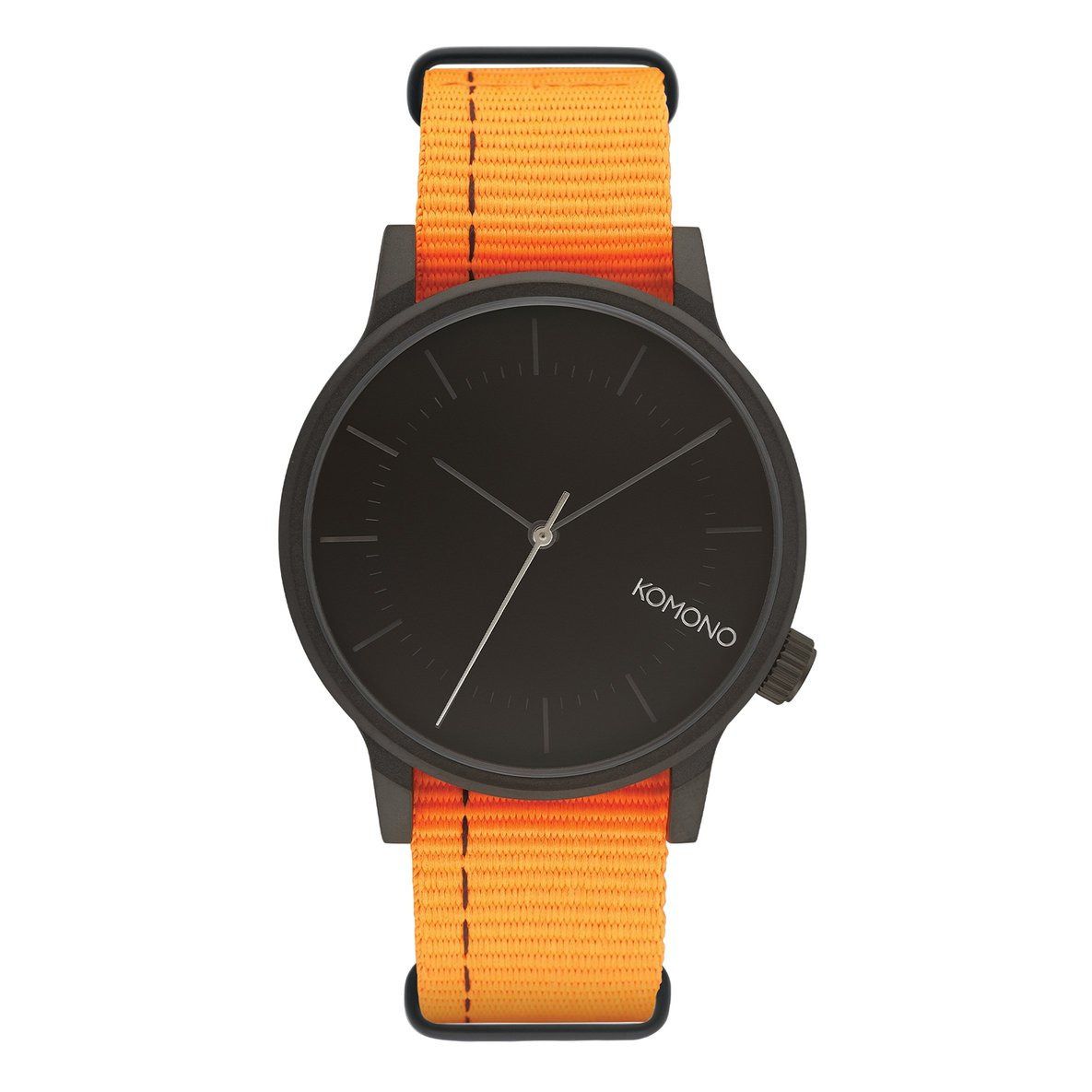 Komono - Montre Winston Nato - Collection Adulte - - Homme - Orange