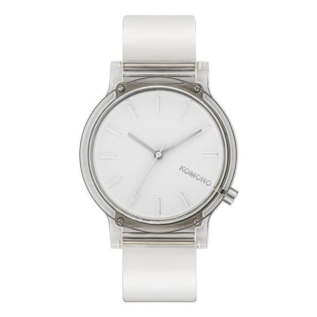 Mono Clear Watch - Adult Collection -   White