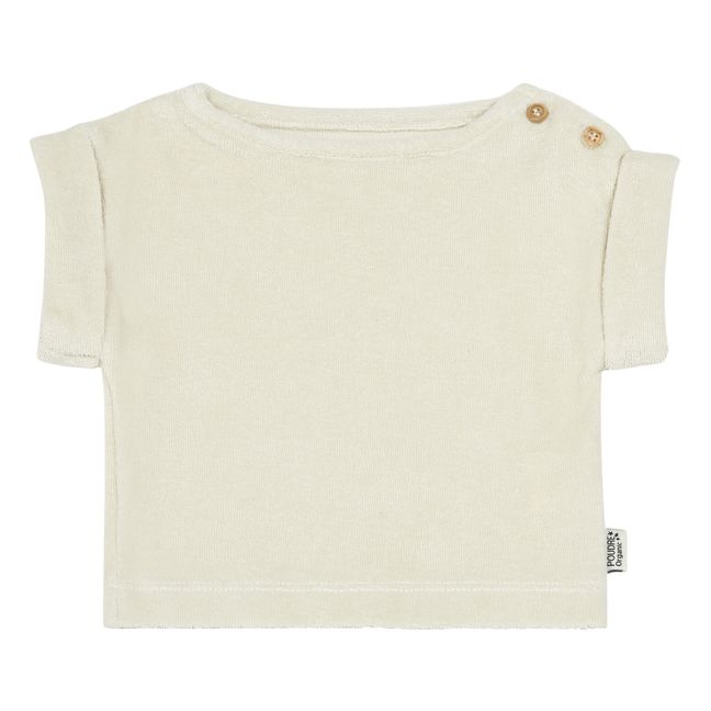 Camiseta Esponja algodón orgánico Laurier | Blanco Roto