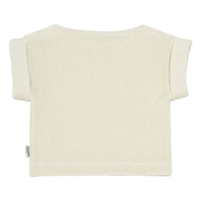 T-Shirt Bio-Baumwolle Laurier | Grauweiß