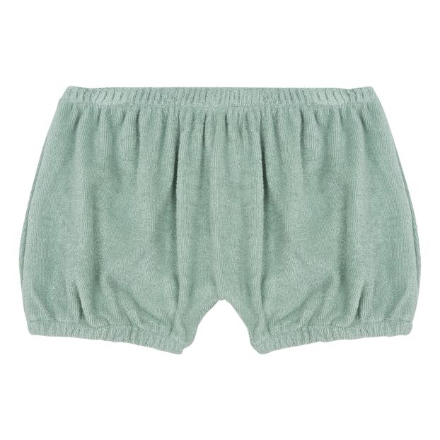 Bloomer Eponge Coton Bio Verveine Bleu Poudre Organic Mode Bebe
