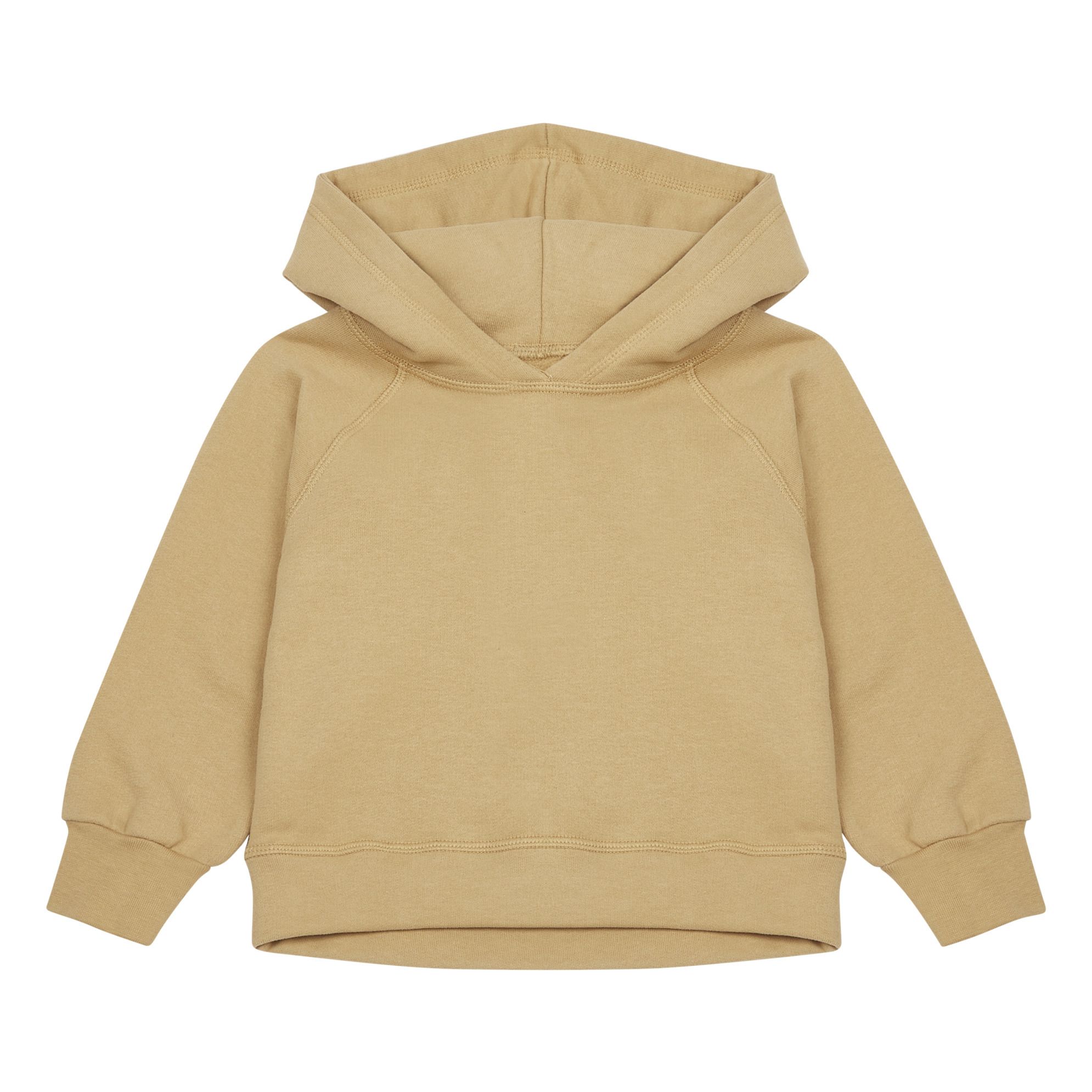 Poudre Organic - Sweat Molleton Epais Coton Bio Citron - Fille - Camel