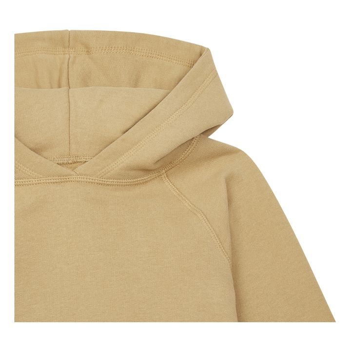 Lemon Organic Cotton Fleece Sweatshirt  | Camel- Product image n°1