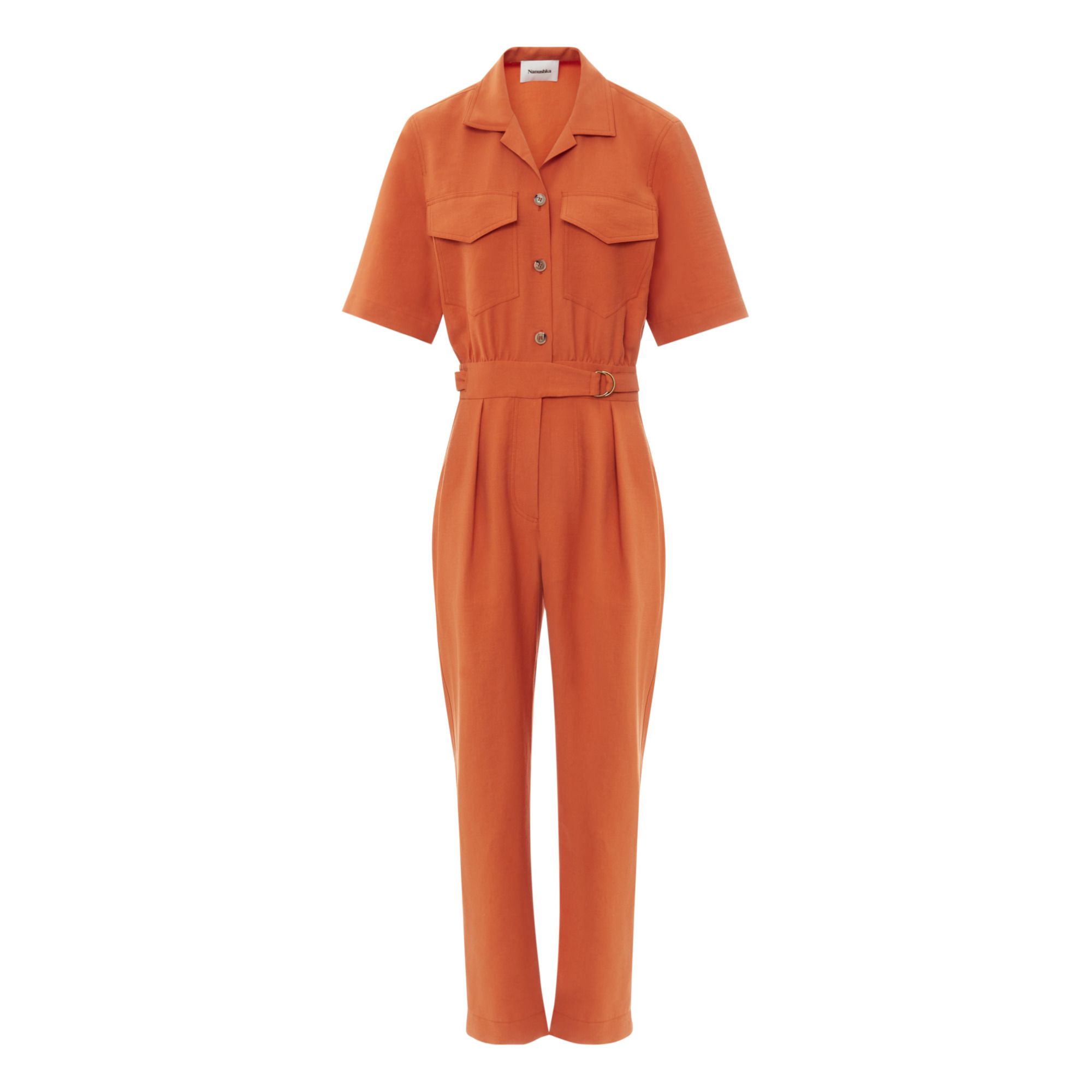 Nanushka - Combinaison Paige - Femme - Rouge brique