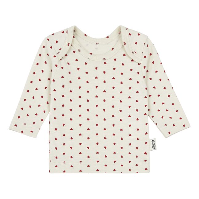 T-Shirt Bio-Baumwolle Begonia | Rot