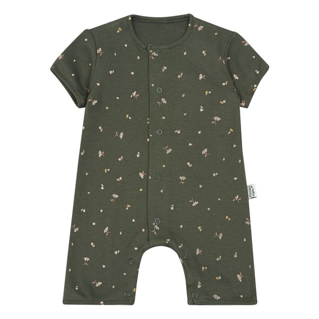 Tutina in cotone bio Fenouil  | Verde scuro