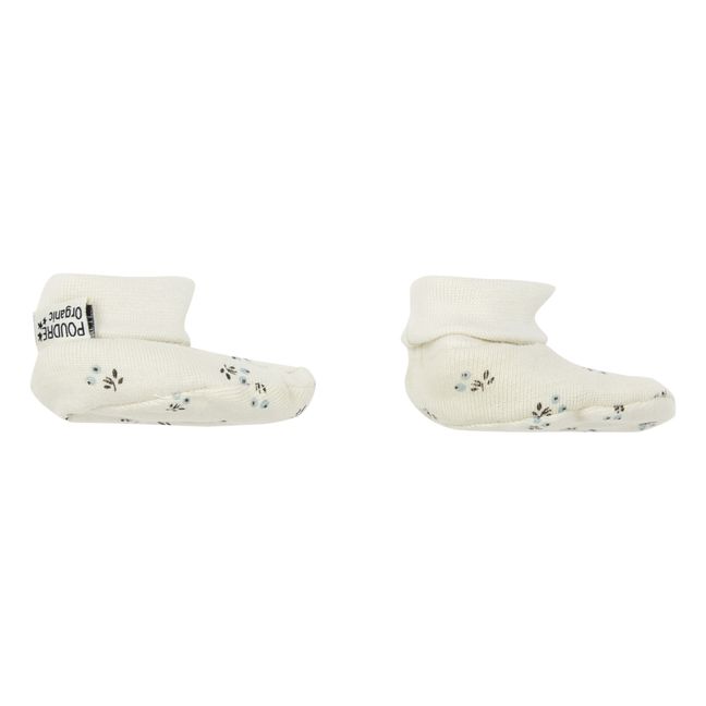 Babyschuhe Bio-Baumwolle Wakame  | Blau