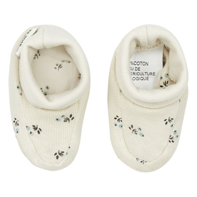 Wakame Organic Cotton Booties  | Blue