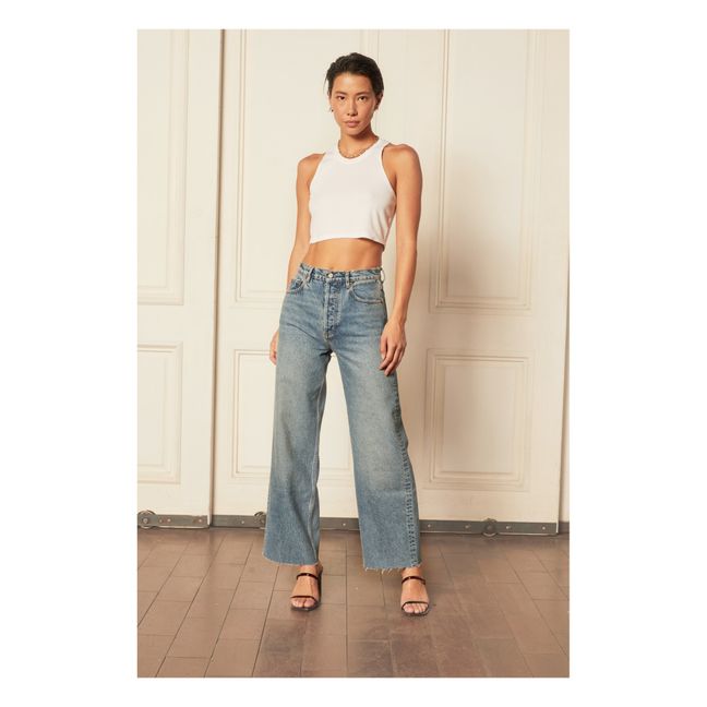 The Charley High Rise Wide Leg Jeans  Far Country