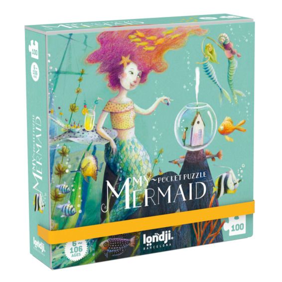 Londji - Puzzle My Mermaid - 100 pièces - Multicolore