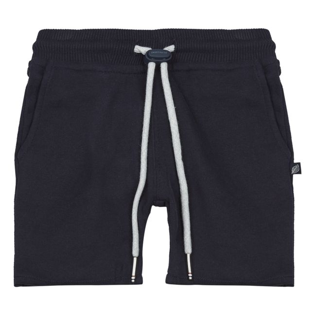 Fleece-Shorts Navy
