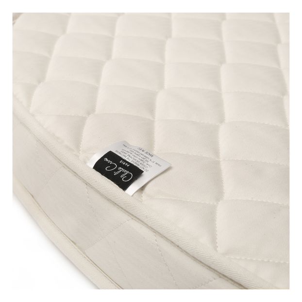Matelas Pour Lit Bebe Evolutif Kimi En Fibre De Coco Blanc
