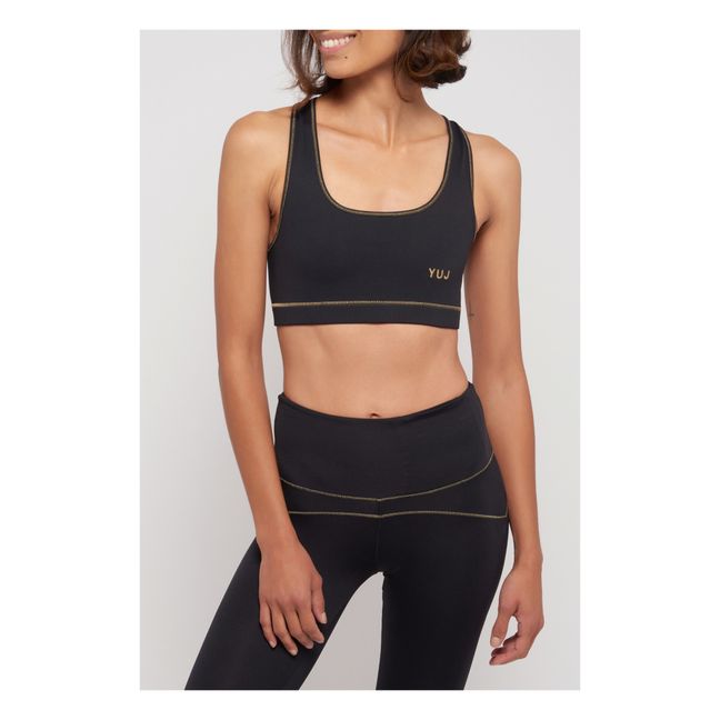 Anahata Crop Top  | Black