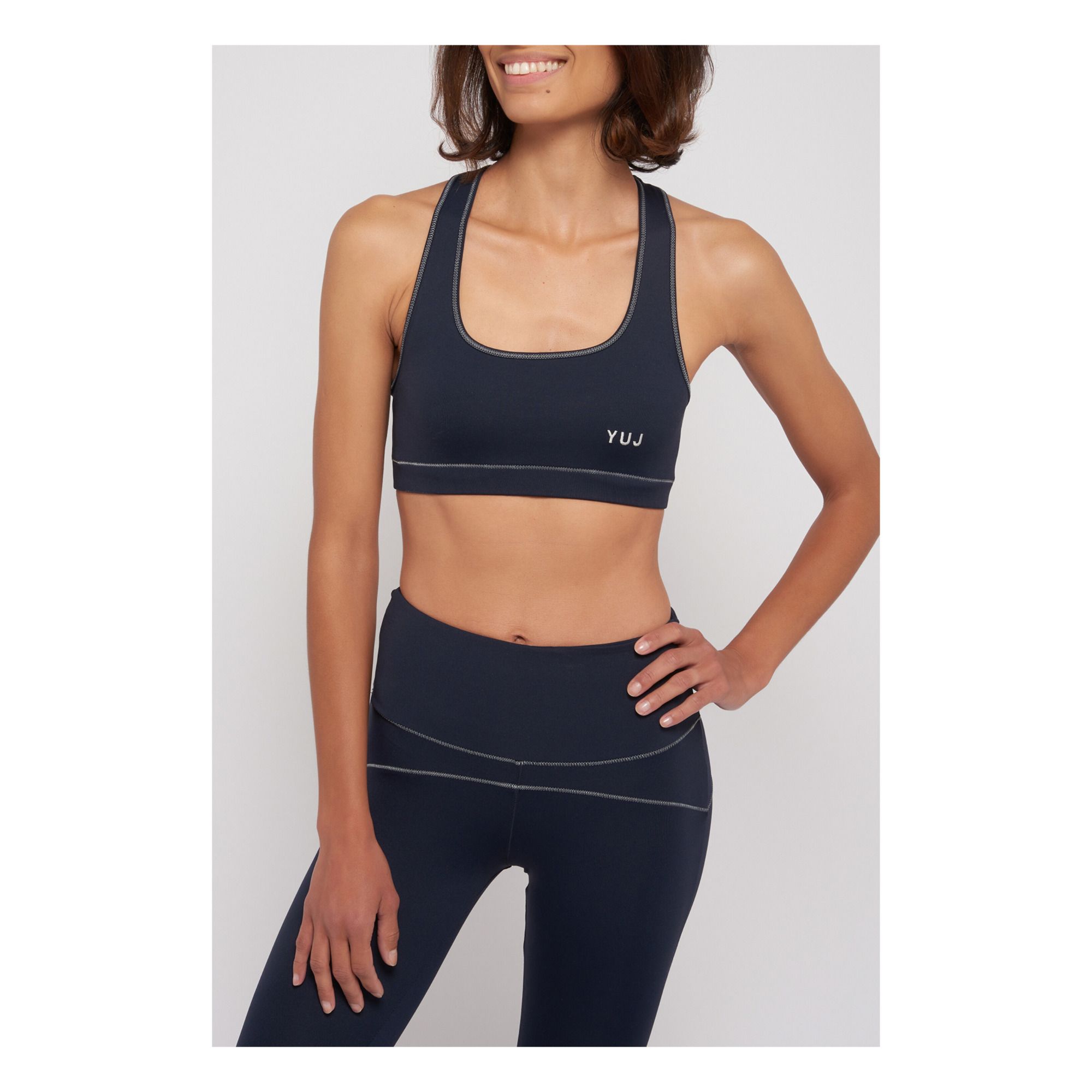 YUJ - Brassière Anahata - Femme - Bleu marine