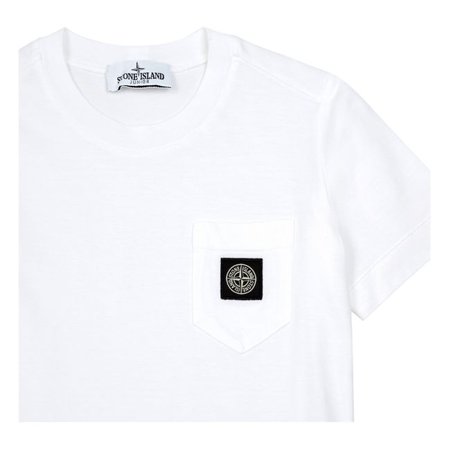 T-shirt Poche Bianco