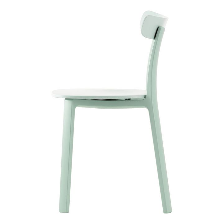 Vitra - All Plastic Chair - Design by Jasper Morrison - Bluish