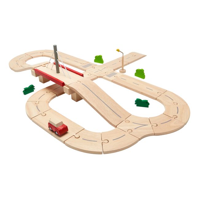 Wooden Car Circuit and Accessories