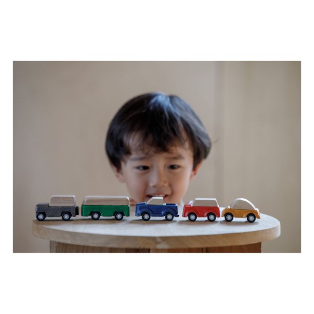 Mini Wooden Vehicles - Set of 5