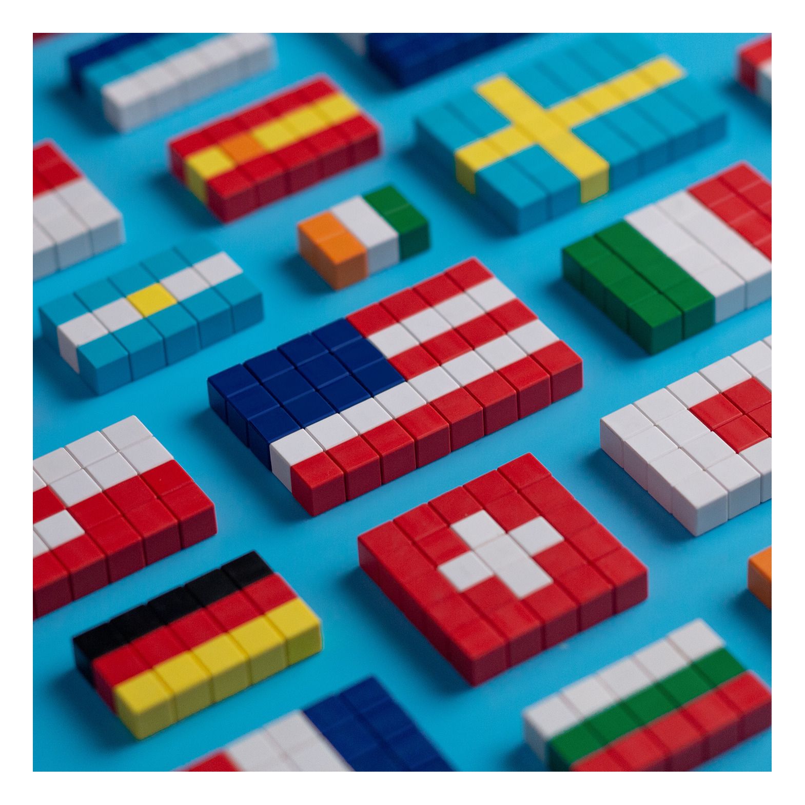 Magnetic Construction Set - Flags- Product image n°1