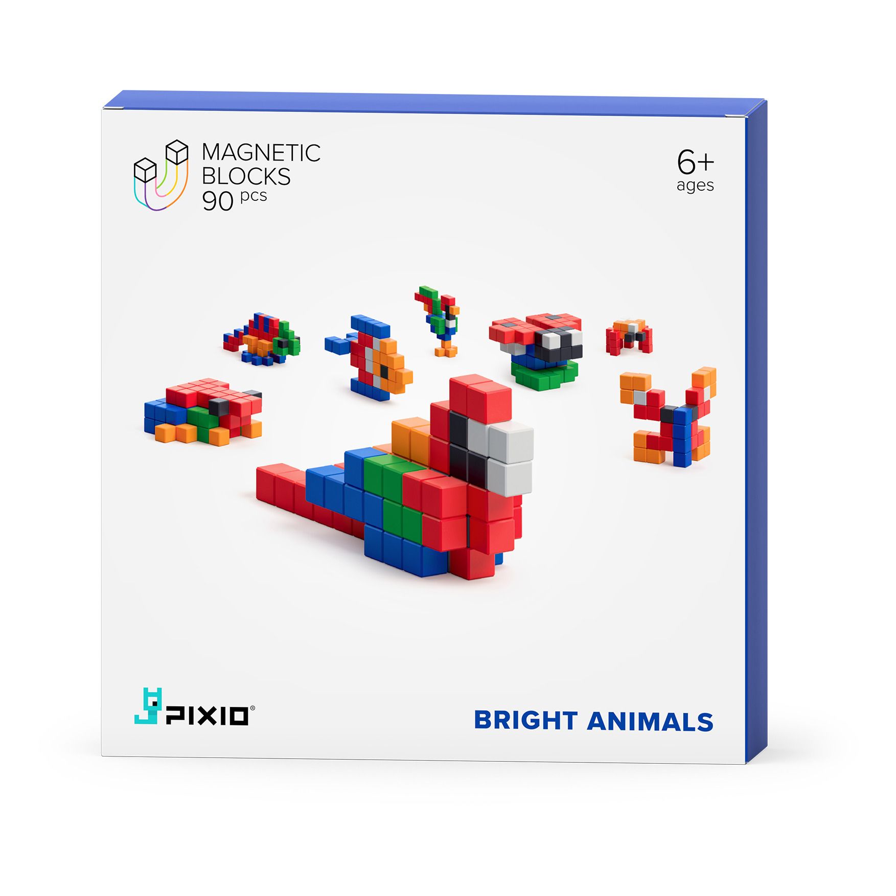 Magnetic Construction Set - Colourful Animals- Product image n°0