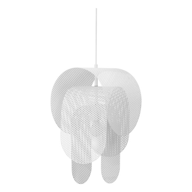 Superpose Perforated Metal Pendant Lamp White