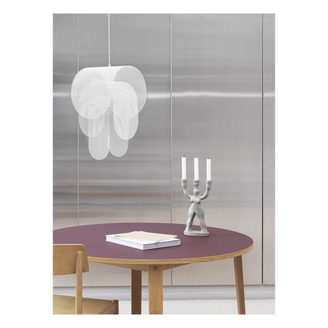 Superpose Perforated Metal Pendant Lamp | White