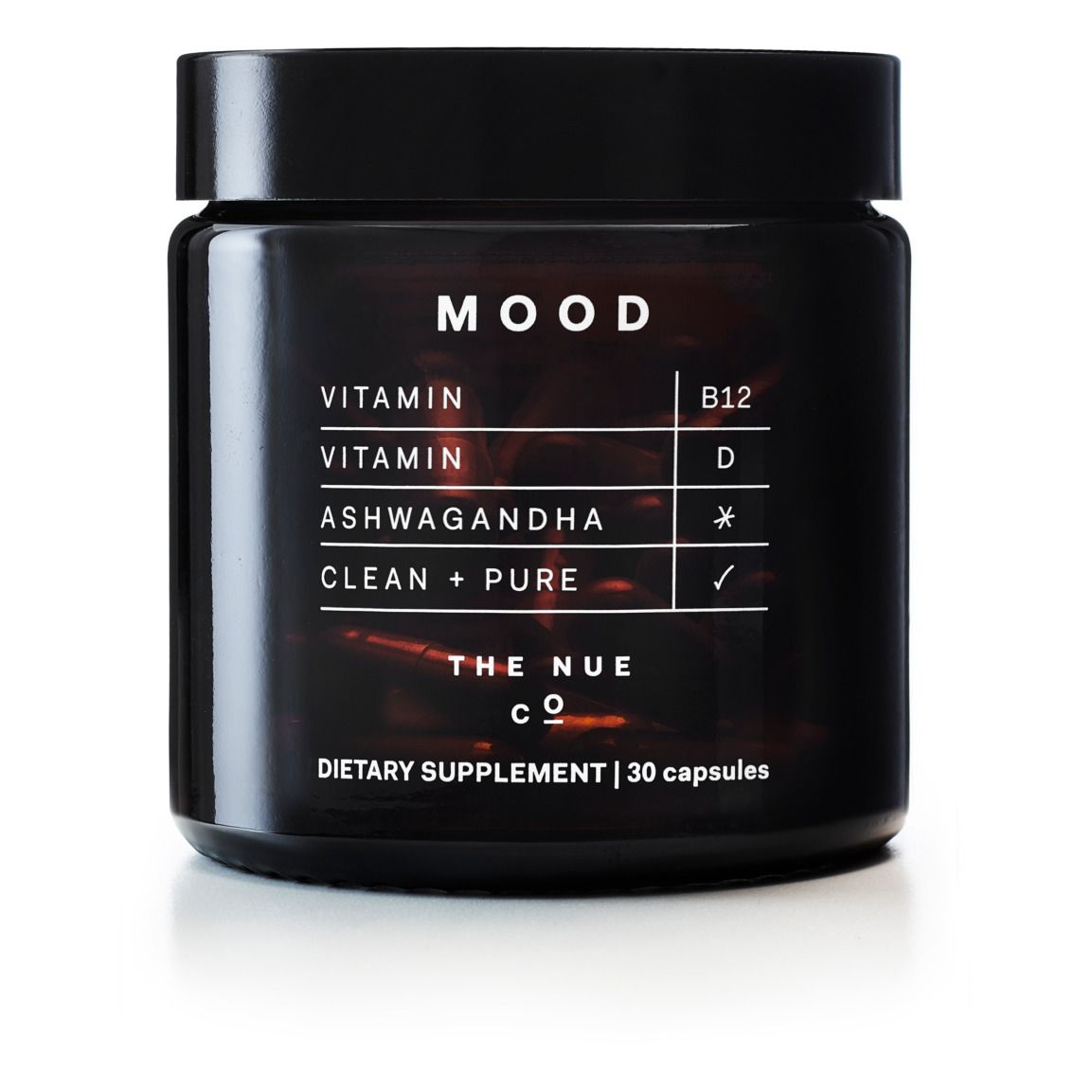 The Nue Co - Compléments alimentaires anti-stress Mood - 30 gélules - Marron