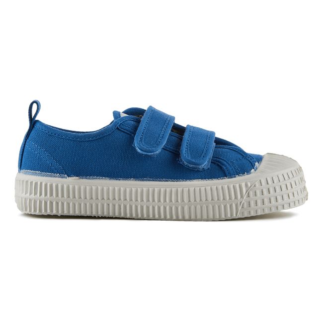Vegan Velcro Sneakers | Blue