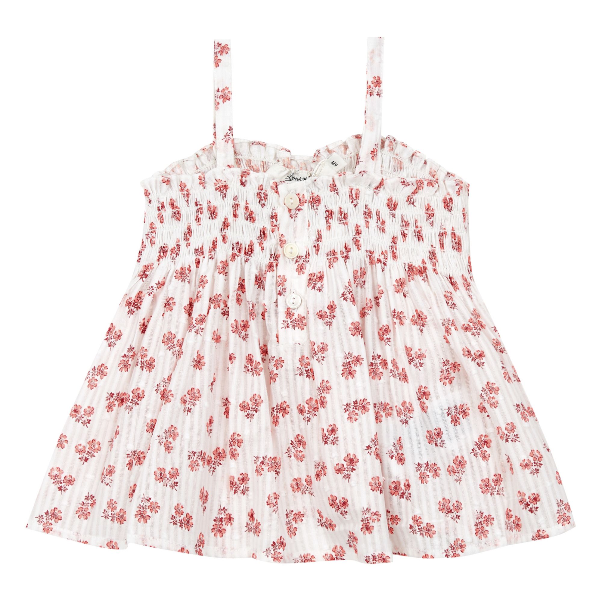 Bonpoint - Top Abricot - Fille - Blanc