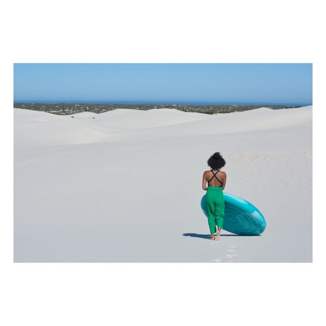 Goa Large Round Inflatable Mattress | Green
