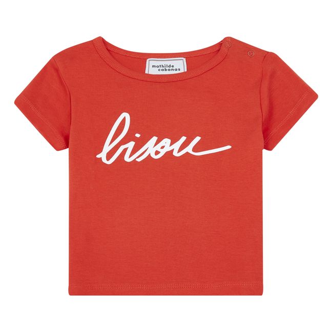 T-Shirt Bisou | Rot