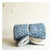 Trapunta in lino lavato Léo - 90x190cm Blu anatra- Miniatura del prodotto n°3