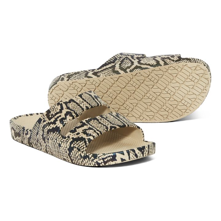 Freedom Moses Cobra Print Sandals Sand Smallable