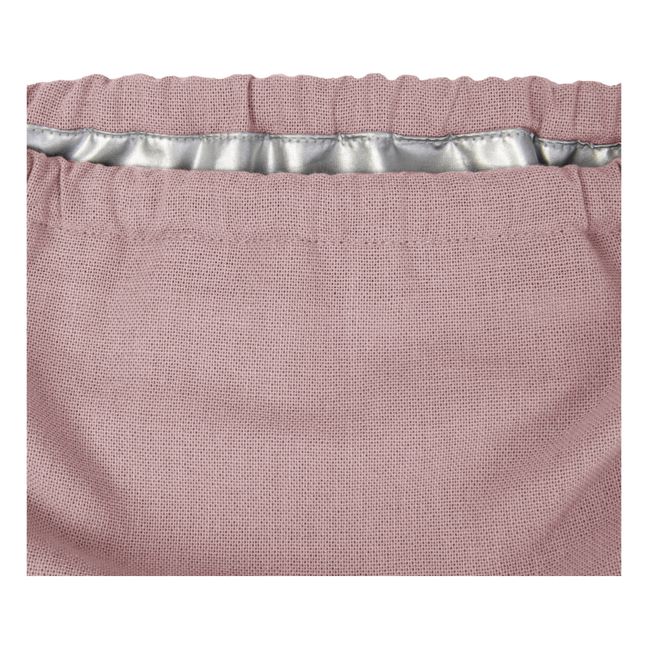 Pochette Vagabond waterproof en coton bio Dusty Pink S007