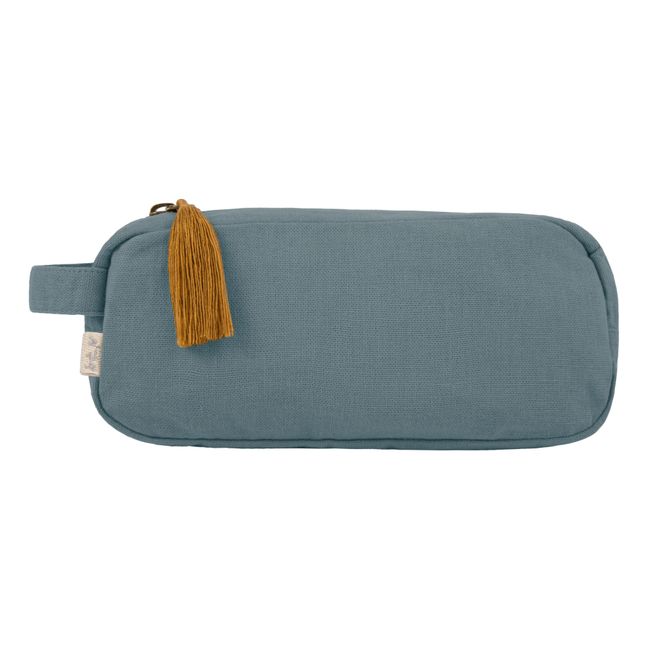 Companion Organic Cotton Waterproof Pouch | Ice Blue S032