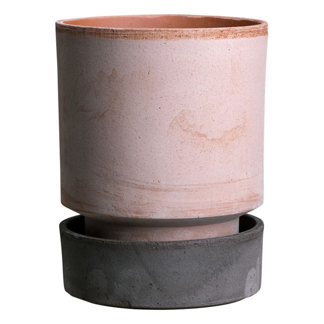 Matt Saucer for Hoff Pot | Grey