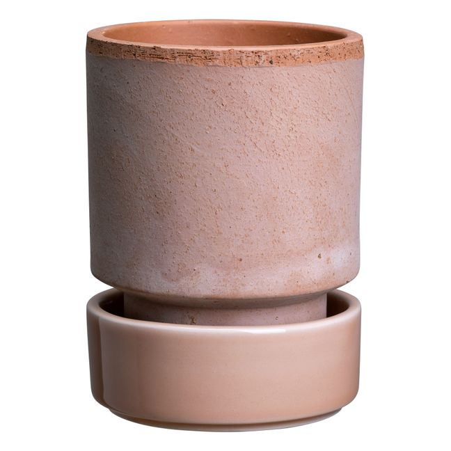 Glazed Saucer for Hoff Pot | Pink
