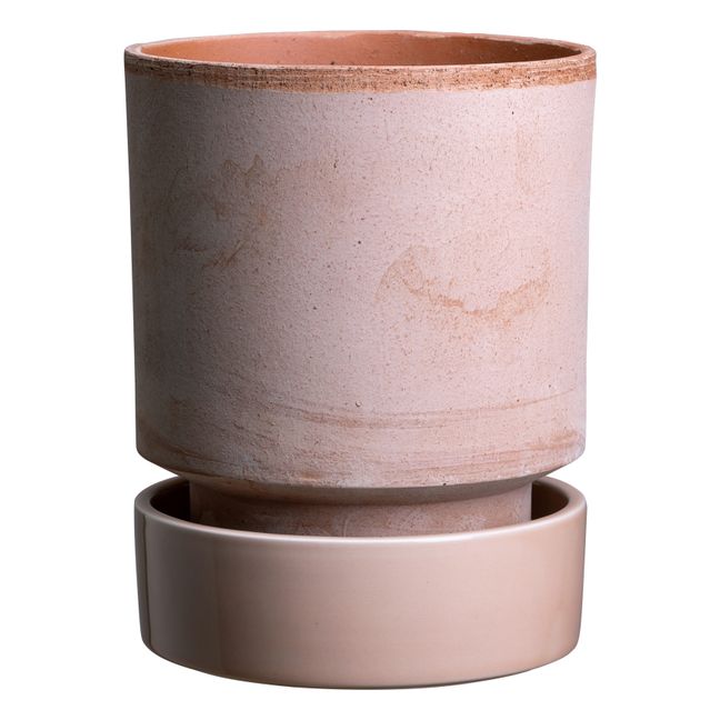 Glazed Saucer for Hoff Pot | Pink