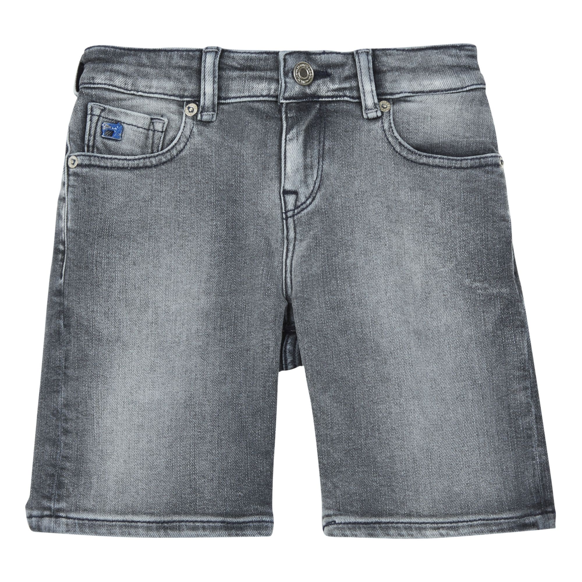 Scotch & Soda - Short Jean - Garçon - Denim gris