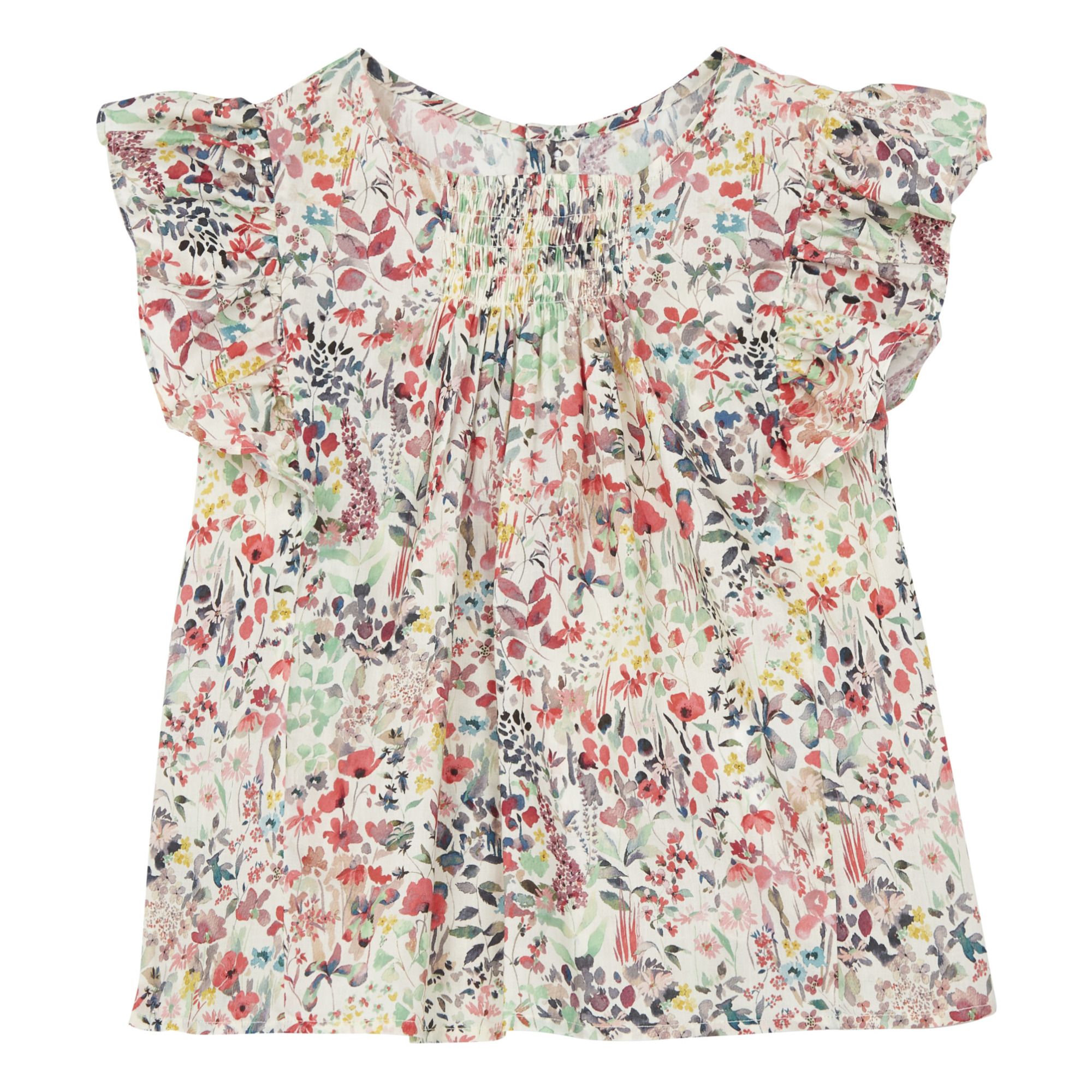 Bonpoint - Blouse Liberty Exclusif Bio Nilune - Fille - Rouge