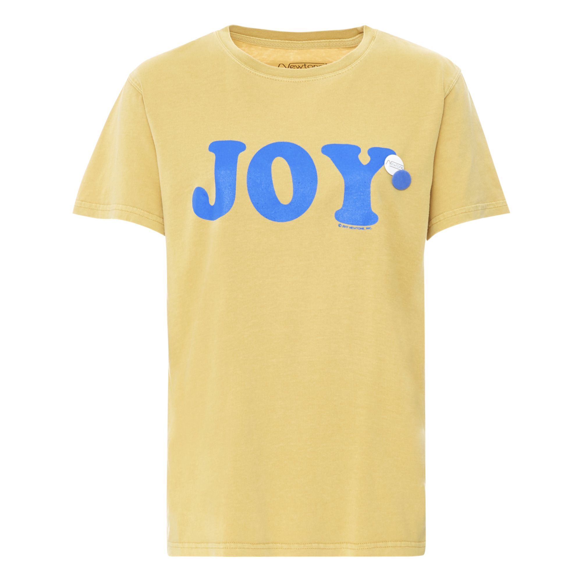 Newtone - T-Shirt Joy - Femme - Jaune moutarde