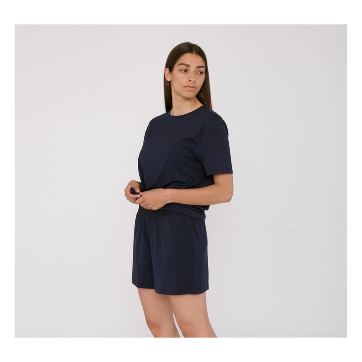 Shorts Tencel Lite | Navy- Produktbild Nr. 1