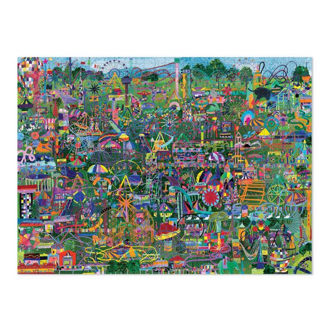 Puzzle Parques de atracciones del mundo - 1000 piezas