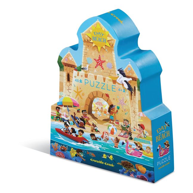 Puzzle Ein Tag am Strand - 48 Teile
